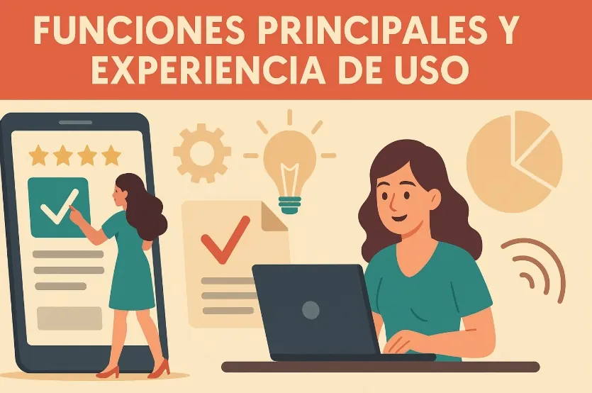 Funciones principales y experiencia de uso